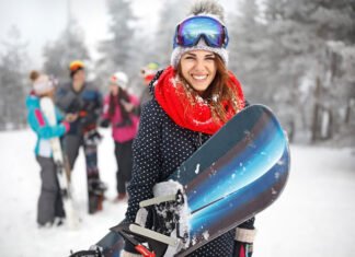 Snowboardowe kurtki damskie